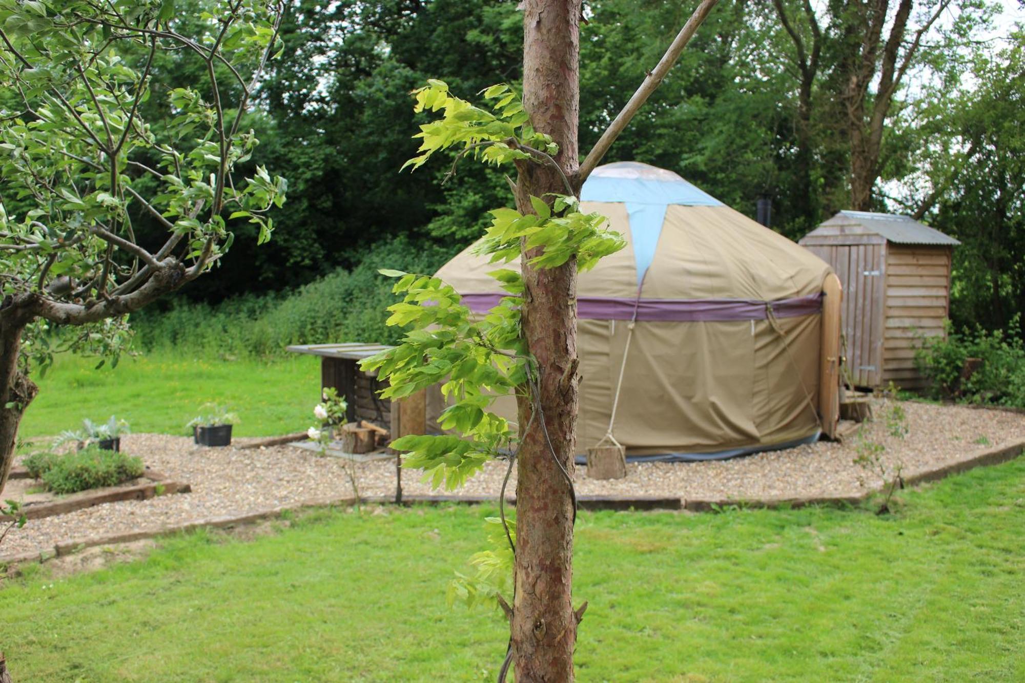 The Yurt At Worcesters Farm Canterbury Kültér fotó